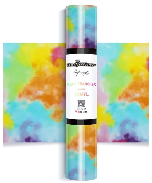 Berry Colourful Splash HTV 1.5m x 25cm - Teckwrap