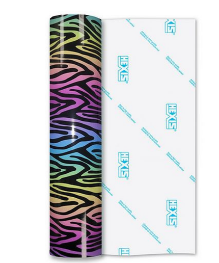 Candy Zebra Permanent Vinyl - Hexis