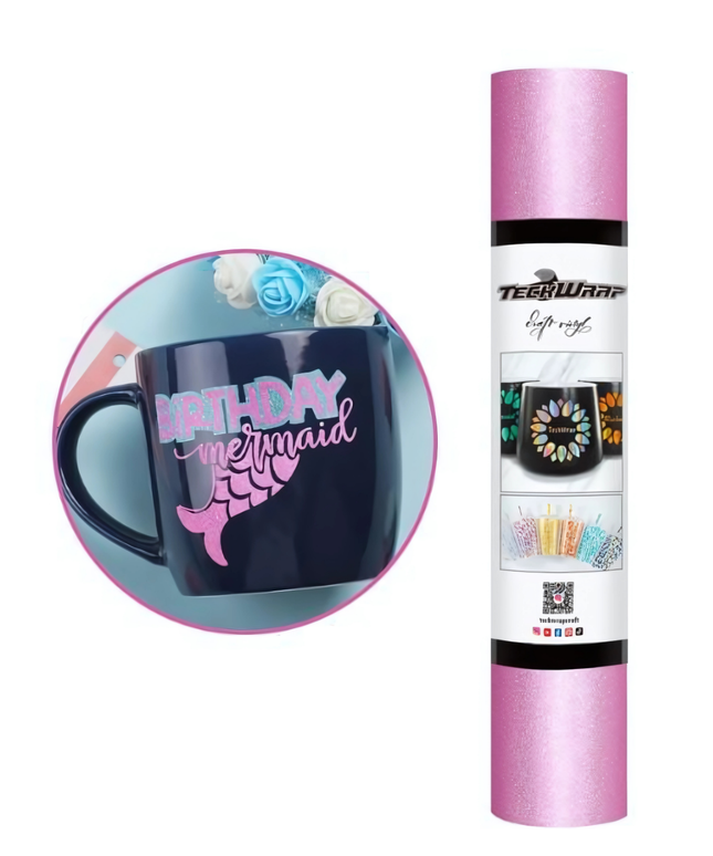 Carnation Adhesive Craft Vinyl 1.5m x 30cm - Teckwrap