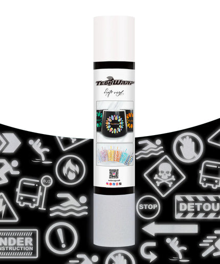 Coconut White Reflective HTV - Teckwrap
