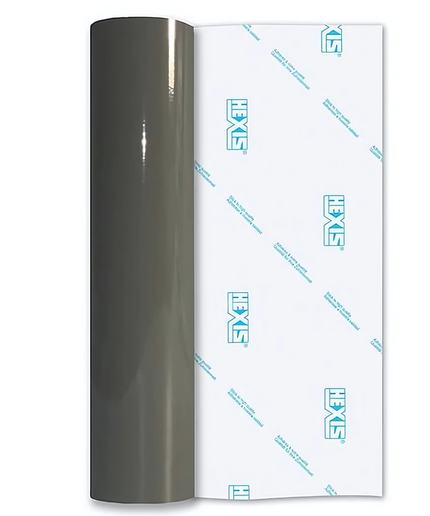 Dark Grey Economy Gloss Permanent Vinyl - Hexis