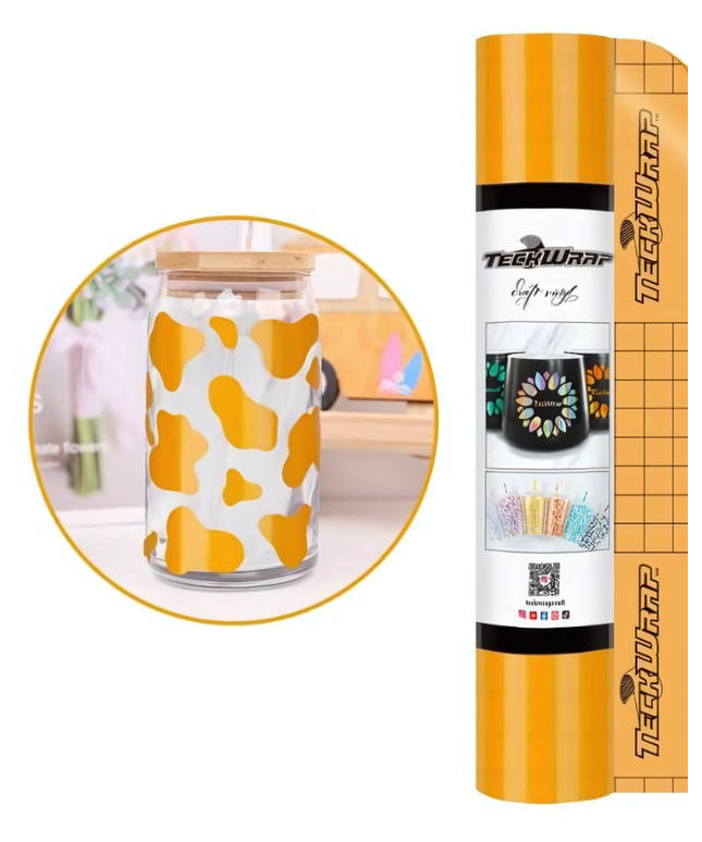 Glossy Sunflower 001 Economy Series Craft Adhesive Vinyl 1.5m x 30cm  - Teckwrap