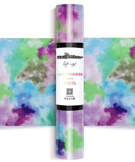 Grape Colourful Splash HTV 1.5m x 25cm - Teckwrap