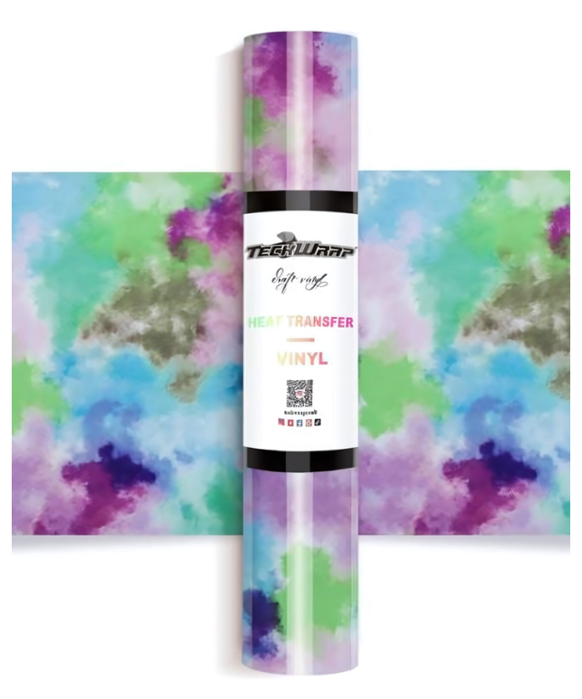Grape Colourful Splash HTV 1.5m x 25cm - Teckwrap