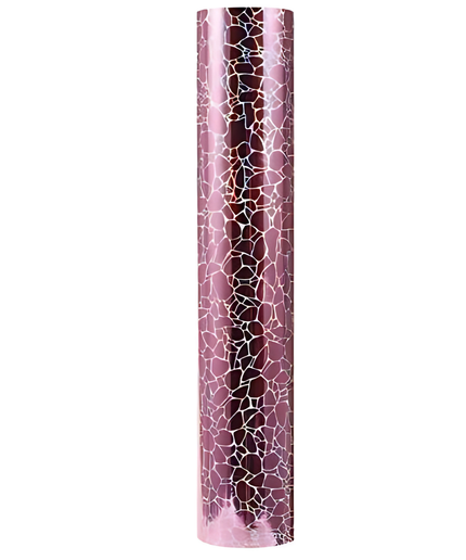 Rose Pink Cobblestone Adhesive Vinyl 1.5m x 30cm - Teckwrap