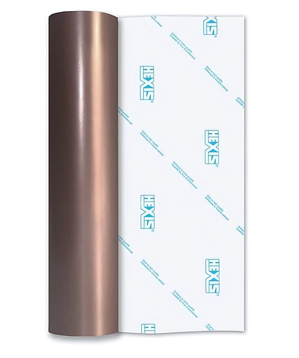Rose Gold Premium Permanent Vinyl - Hexis