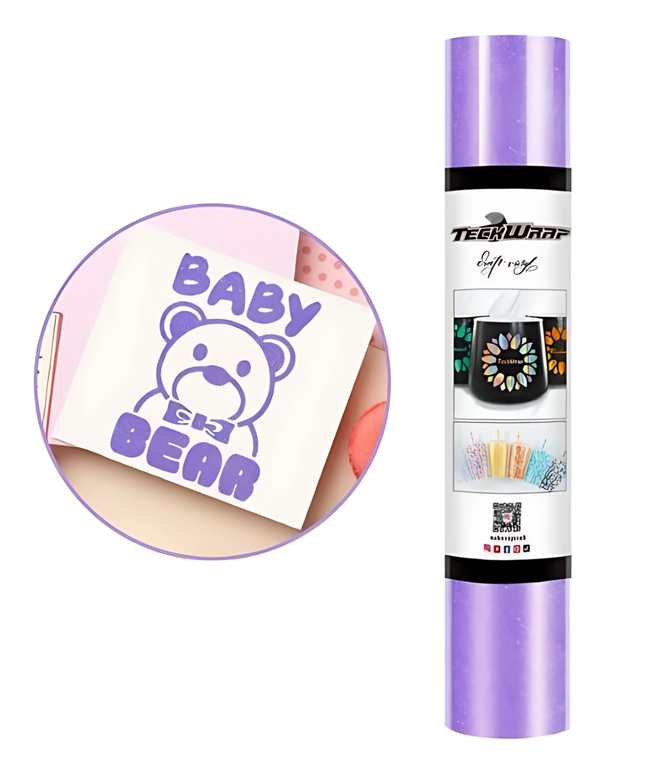 Purple Shimmer Adhesive Vinyl 1.5m x 30cm - Teckwrap