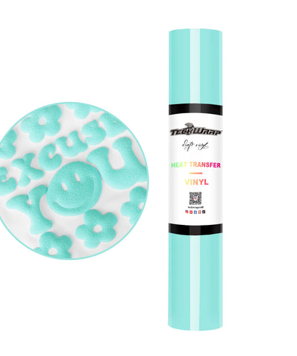 Turquoise Puff HTV - Teckwrap