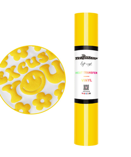Pastel Yellow Puff HTV - Teckwrap