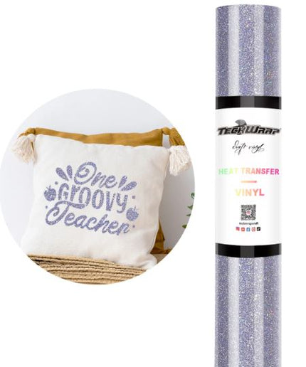 Lavender Sparkle HTV 1.5m x 25cm - Teckwrap