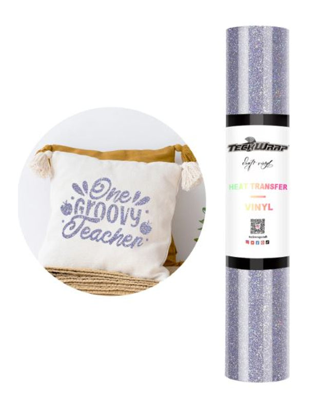Lavender Sparkle HTV 1.5m x 25cm - Teckwrap